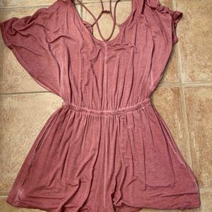 A pink romper